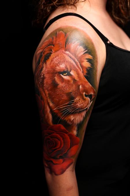 Tattoos - Aslan Halfsleeve - 129565