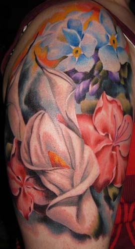 Tattoos - Flowers - 28381