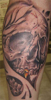 Tattoos - Skull Tattoo - 27495