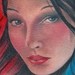 Tattoos - Pinup on hand - 36525