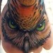 Tattoos - Owl hand tattoo - 51386
