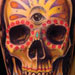 Tattoos - Realistic Sugar Skull Tattoo - 25166