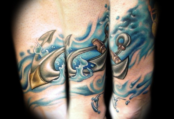 Ankle Anchor tattoo by Kelly Doty: TattooNOW Ankle Anchor tattoo by Kelly Doty: TattooNOW