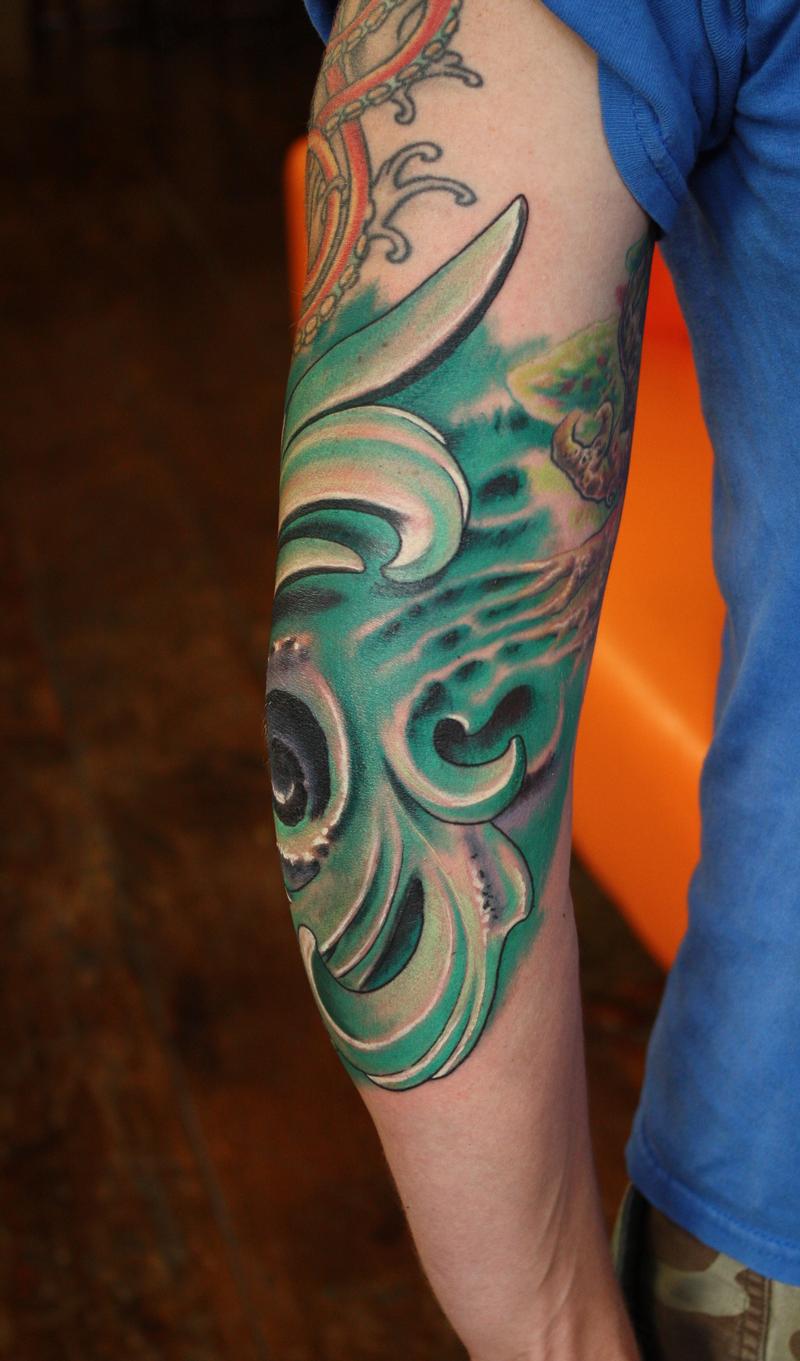  bio  organic  color tattoo  by Ty McEwen TattooNOW