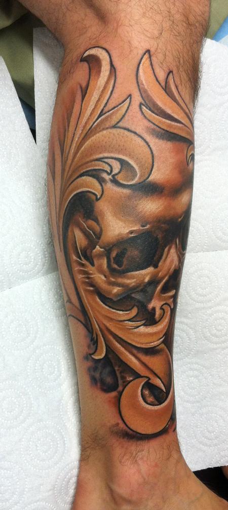 bio organic art nouveau tattoo by Ty McEwen: TattooNOW