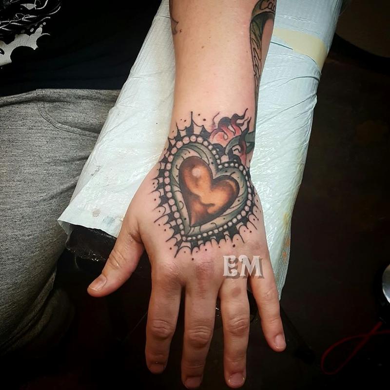 The Burning Devotion Displayed By Sacred Heart Tattoos  Tattoodo