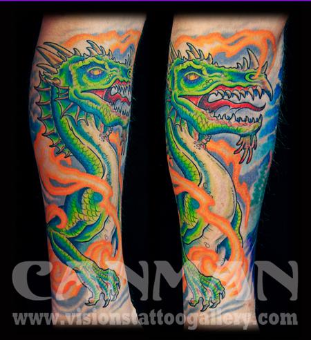 Medieval dragon tattoos  Tattooing