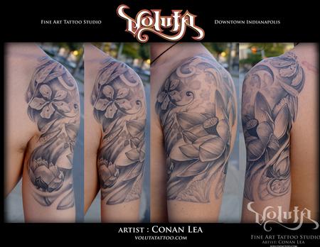 Conan Lea - Deep Lotus Tattoo