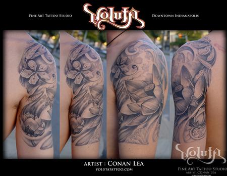 Earth Wind Fire Water Tattoo by Conan Lea TattooNOW