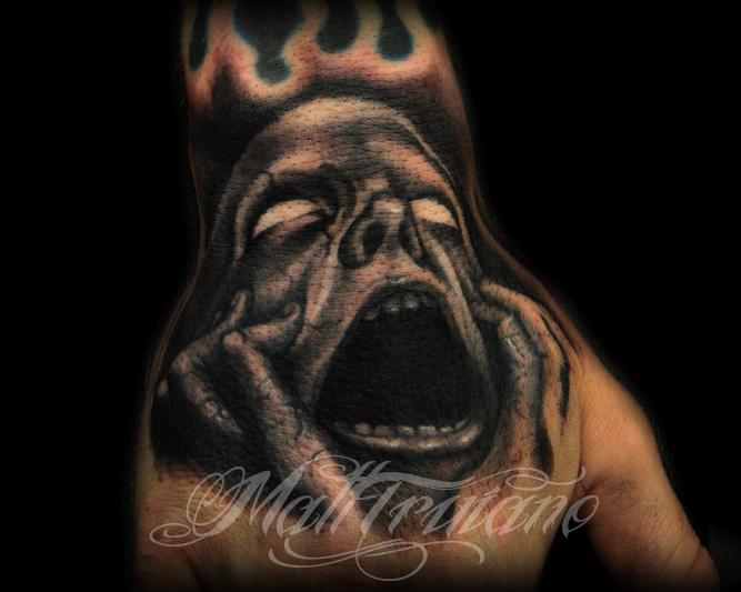 ghostface tattoo  All Things Tattoo