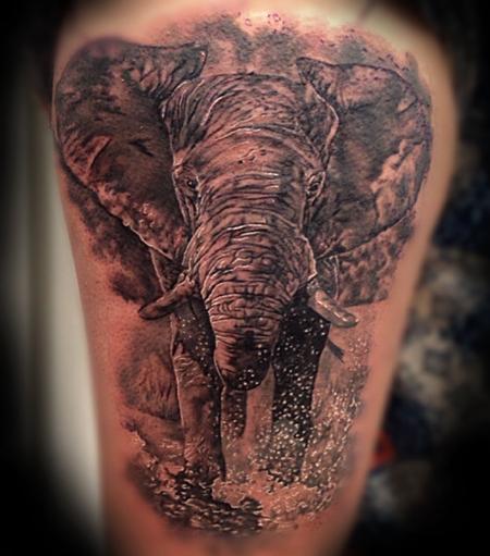 Tattoos - Memorial Elephant - 94769