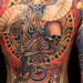 Tattoos - Color Skeleton Backpiece - 60527