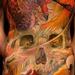 Tattoos - Skull Phoenix Back Tattoo - 92228