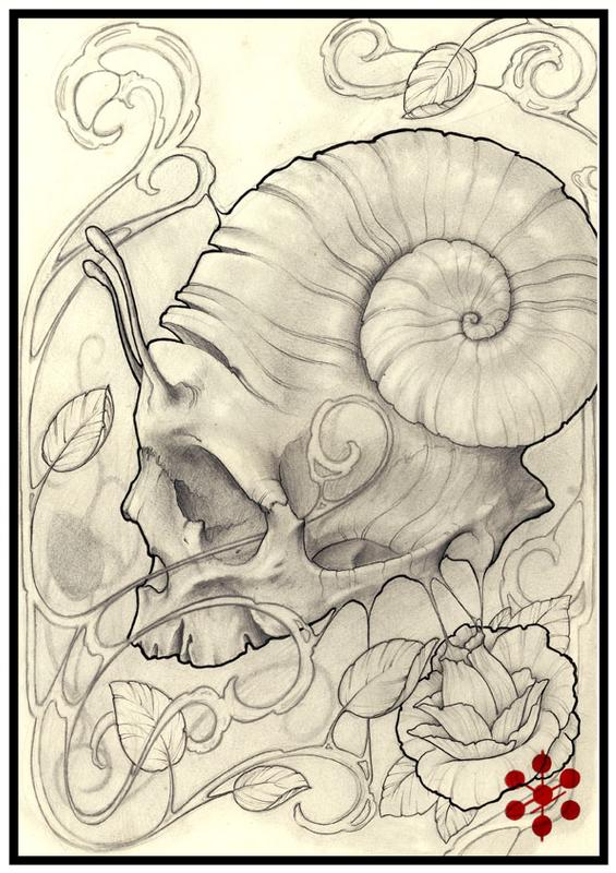 legacyink tattoo graffiti skull snail snapback sligh  Flickr