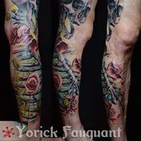 Yorick Fauquant - Skeleton and Poppies