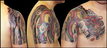 Tattoos - Asian Dragon and Chinese Zodiac Animals - 79405