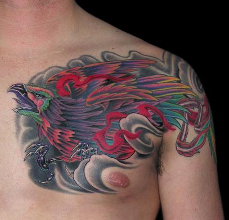 Tattoos - Phoenix Cover up - 79358