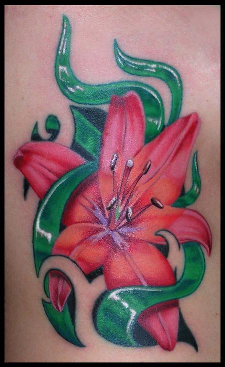 Tattoos - Royal Sunset Lily - 79397