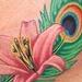 Tattoos - Peacock Feather and Lily - 79364