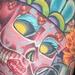 Tattoos - Day of the Dead Skulls, Marigolds, Bee and a Tribal Re-work - 79442