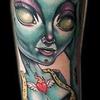 Tattoos - Zombie tattooed pin up - 101001