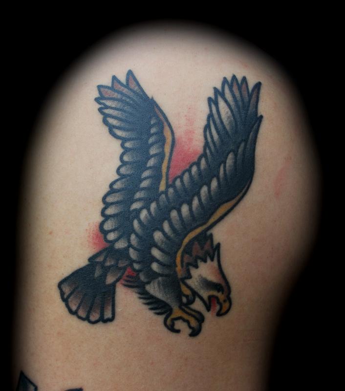 Classic American Eagle Tattoos  Electric Street Tattoo