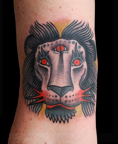 Tattoos - Cosmic Lion Tattoo - 91288