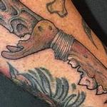 Tattoos - Jaw Bone Dagger - 129027