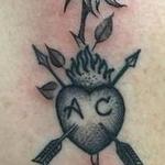 Tattoos - Rose and Heart Tattoo - 129041