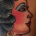 Tattoos - Traditional Cameo Tattoo - 111883