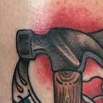 Tattoos - Dad, Hammer Tattoo - 122638