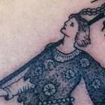 Tattoos - The Fool Tarot Card Tattoo - 122641