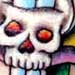 Tattoos - Skull, Snake and Dagger - 11484