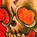 Tattoos - Green Skull - 9502