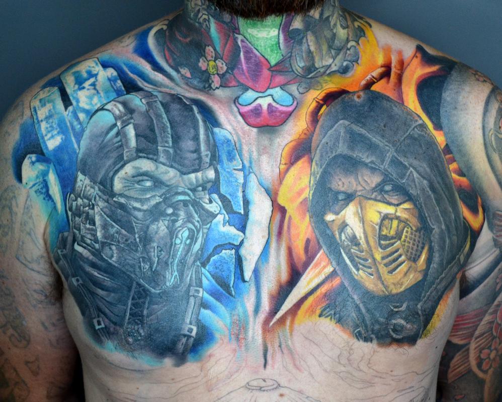 60 Amazing Mortal Kombat Tattoos That Are Eyecatching  Tattoo Twist