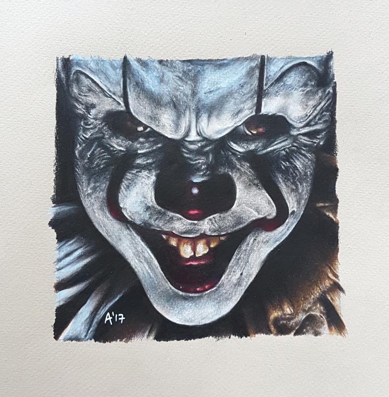 Pennywise IT Drawing  Scary drawings, Horror drawing, Color pencil art