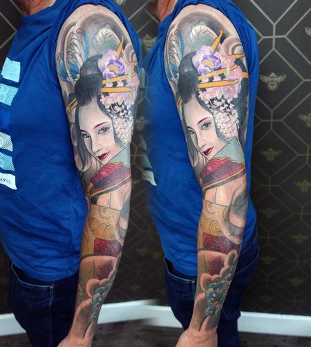 Tattoos - Geisha sleeve - 145781