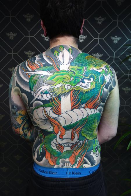 Tattoos - Ongoing Dragon Backpiece - 145778