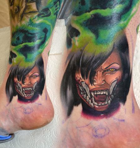 Tattoos - Mileena Mortal Kombat X Mini Portrait - 139762