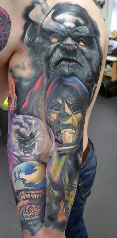 dc villain tattoos