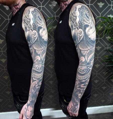 Tattoos - Healed and settled Snake and Hanna Sleeve - 145513