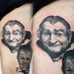 Tattoos - Small Grandpa Munster Portrait - 133761