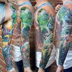 Tattoos - Marvel Comic Sleeve Tattoo - 123486