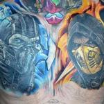 Tattoos - Mortal Kombat Chest Tattoo  - 134536