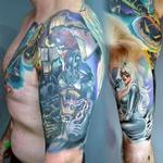 Tattoos - Spiderman half sleeve and chest panel. - 140487