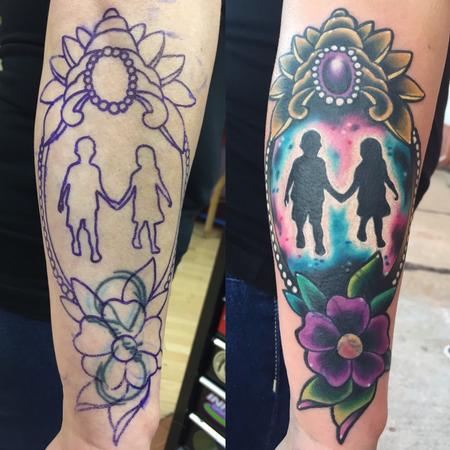 Lazlow - Brother/sister tattoo 