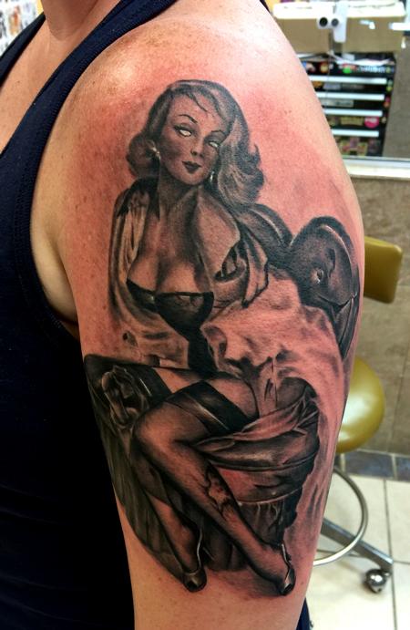 Chad Pelland - Zombie pin up