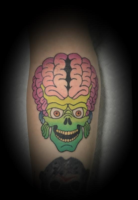 Tattoo of Mars Attacks Movies Aliens