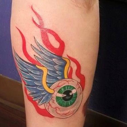 Von Dutch Flying Eyeball Tattoo  New tattoo designs Flying eyeball tattoo  Eyeball tattoo