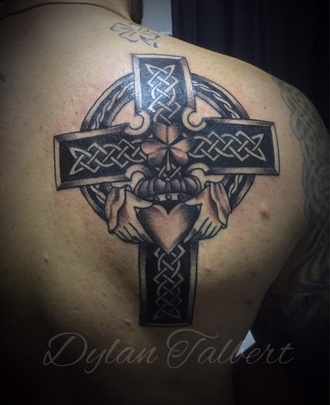 Celtic Cross by Dylan Talbert RIP: TattooNOW